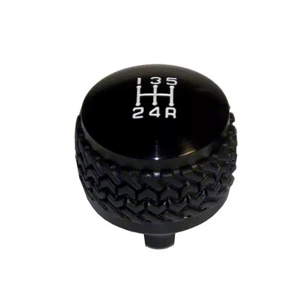 DV8 Offroad Jeep Wrangler 5Speed Shift Knob; Black DJP180032BK (87