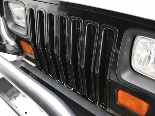 Rugged Ridge Jeep Wrangler Grille Insert Kit Black Plastic 11306.04 (87