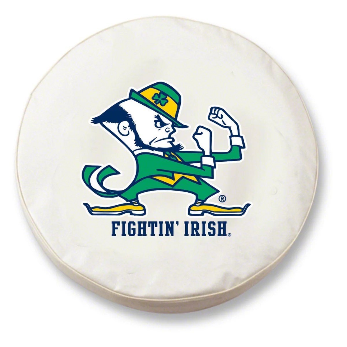 Jeep Wrangler Fighting Irish Notre Dame Spare Tire Cover with Camera