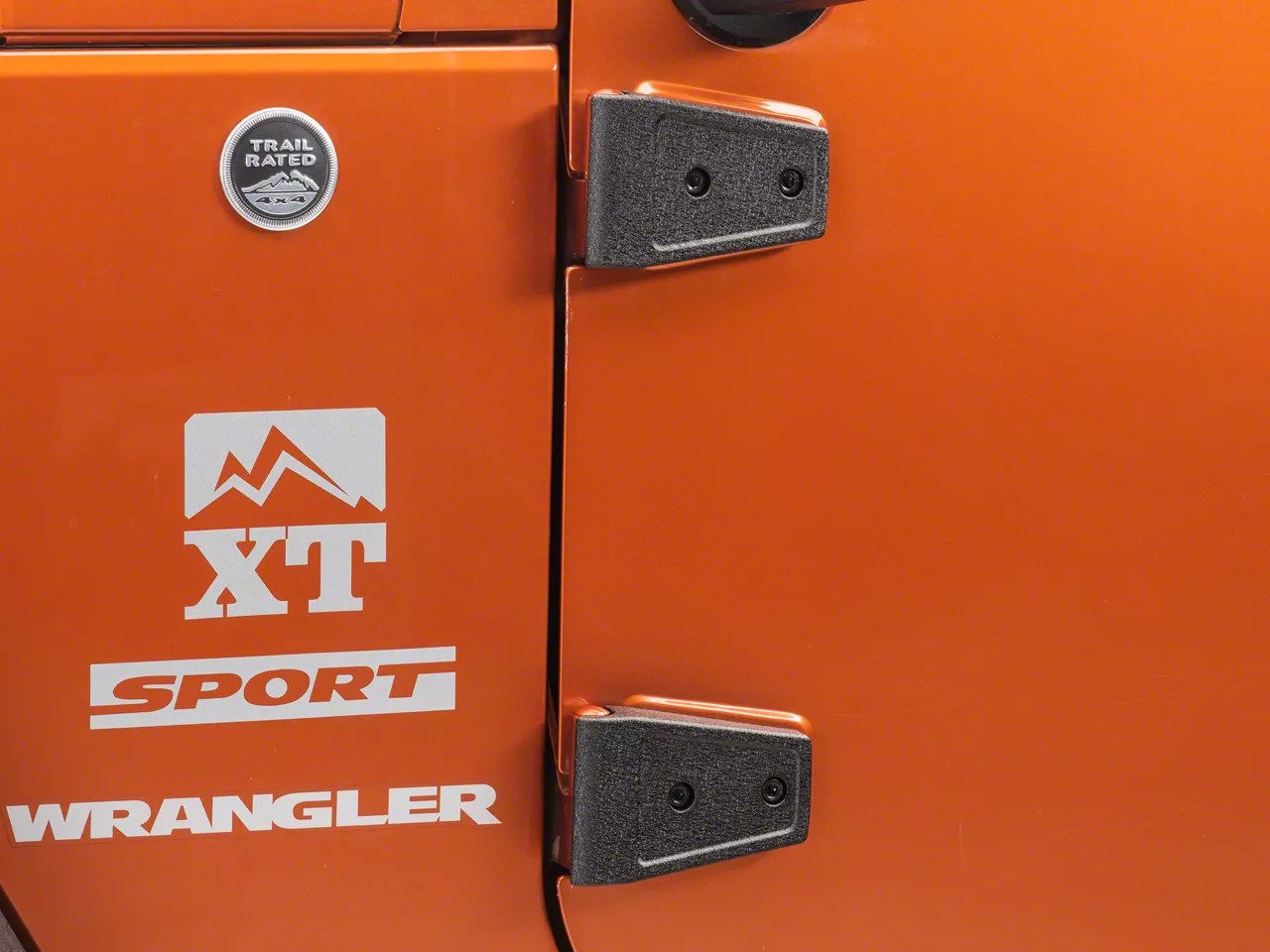 Rugged Ridge Jeep Wrangler Door/Hood Hinge Covers Textured Black