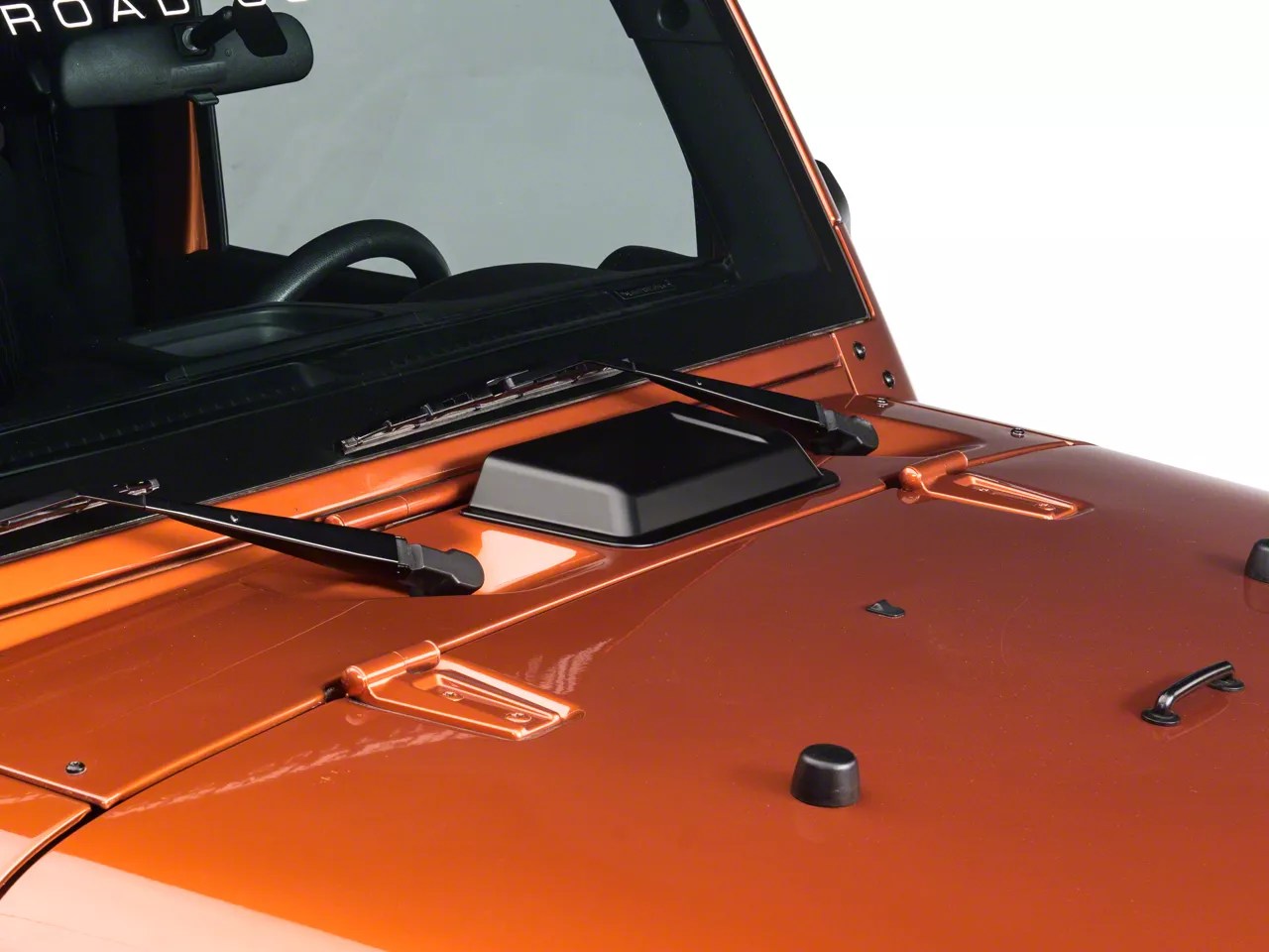 Rugged Ridge Jeep Wrangler Hood Vent Scoop Black 11352.12 (9818 Jeep