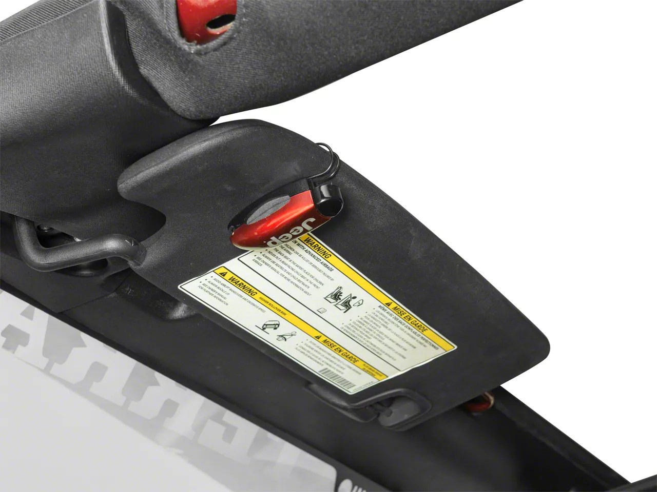 Jeep Wrangler Visor Clip Sunglass Holder with Jeep Logo