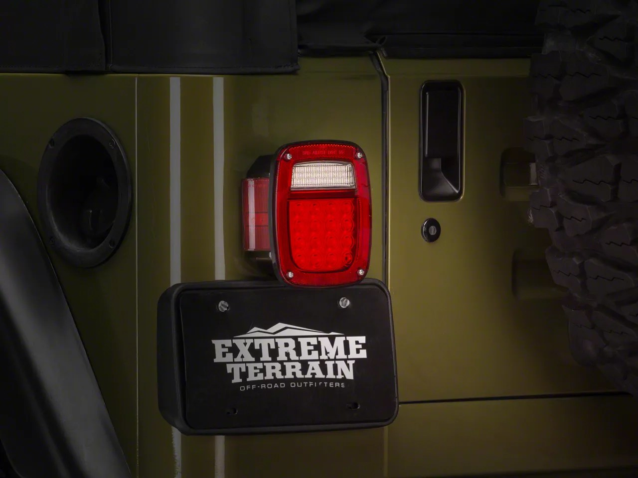 Rugged Ridge Jeep Wrangler Led Tail Light Assembly Left Side 12403.83