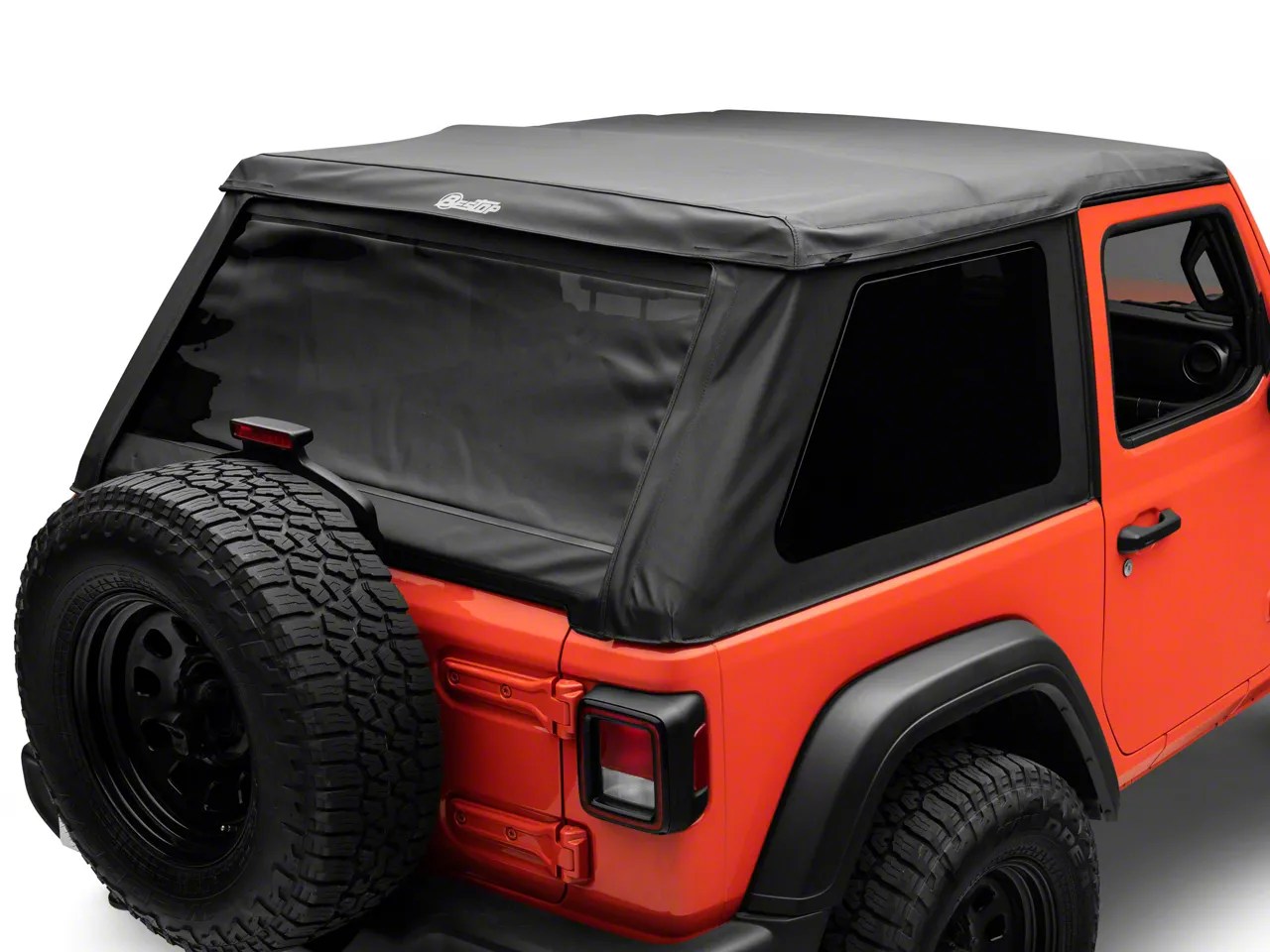Bestop Jeep Wrangler Trektop NX Soft Top; Black Diamond 5686235 (1824