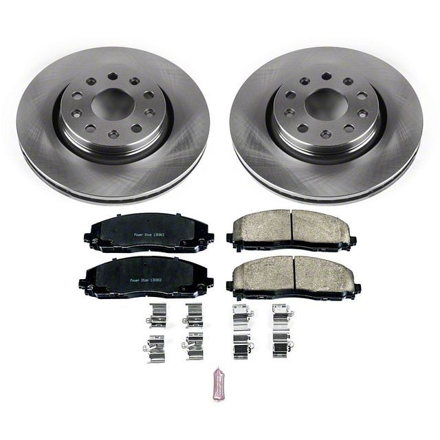 Power Stop Jeep Wrangler OE Replacement Brake Rotor & Pad Kit Front
