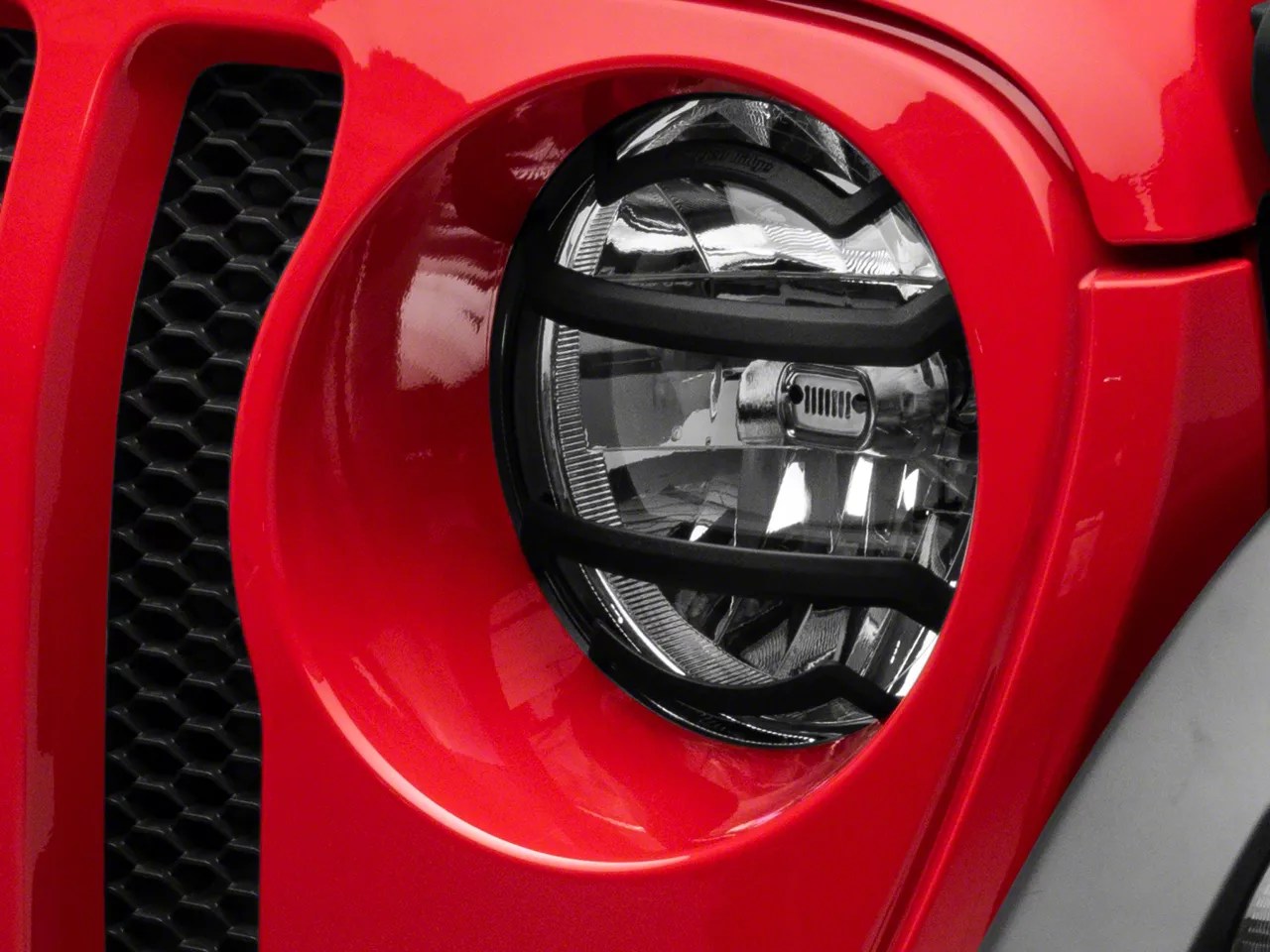 Rugged Ridge Jeep Gladiator Elite Euro Headlight Guards Black 11230.