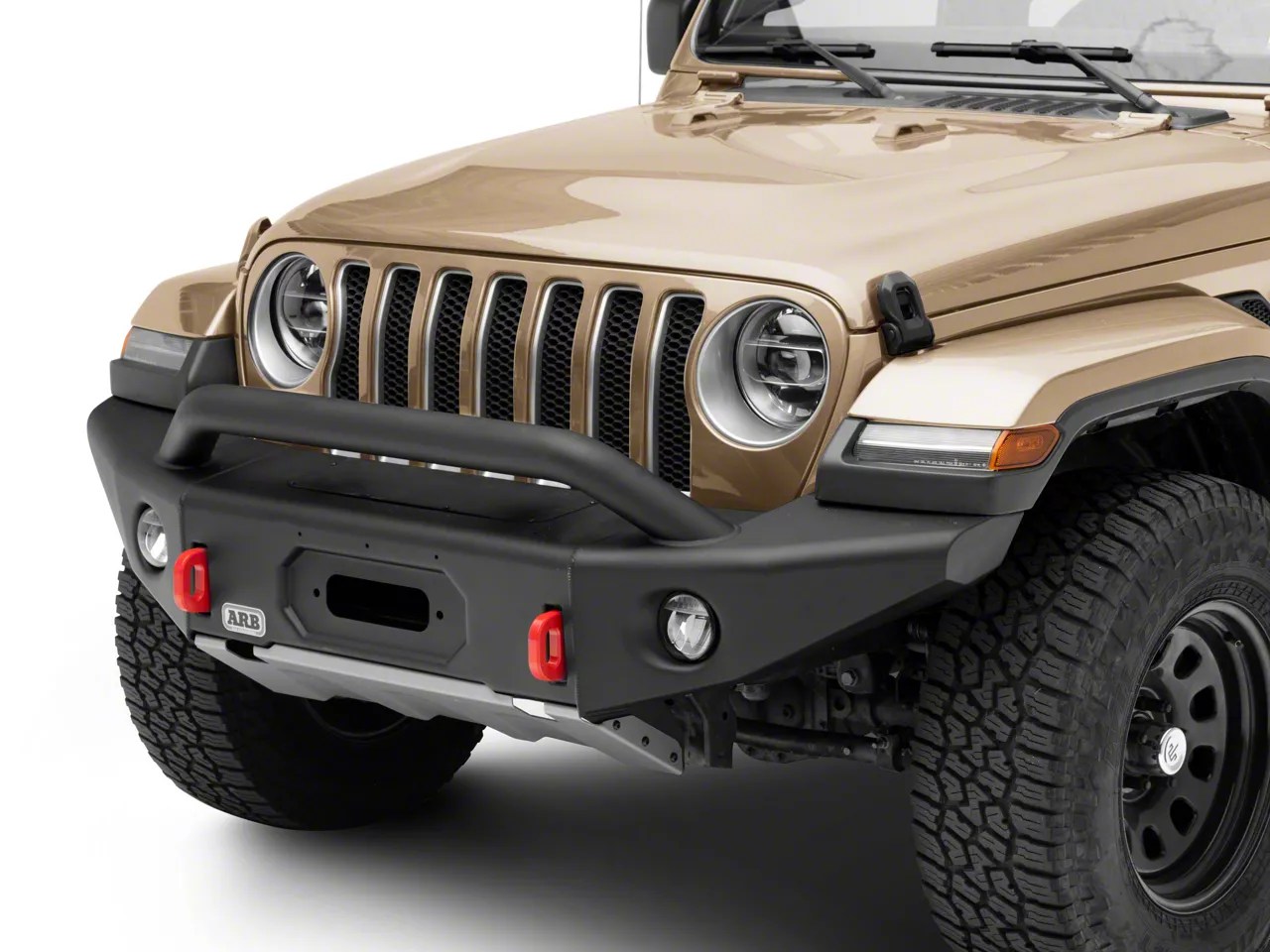 ARB Jeep Wrangler Bondi Deluxe Front Bumper 3450460 (1824 Jeep