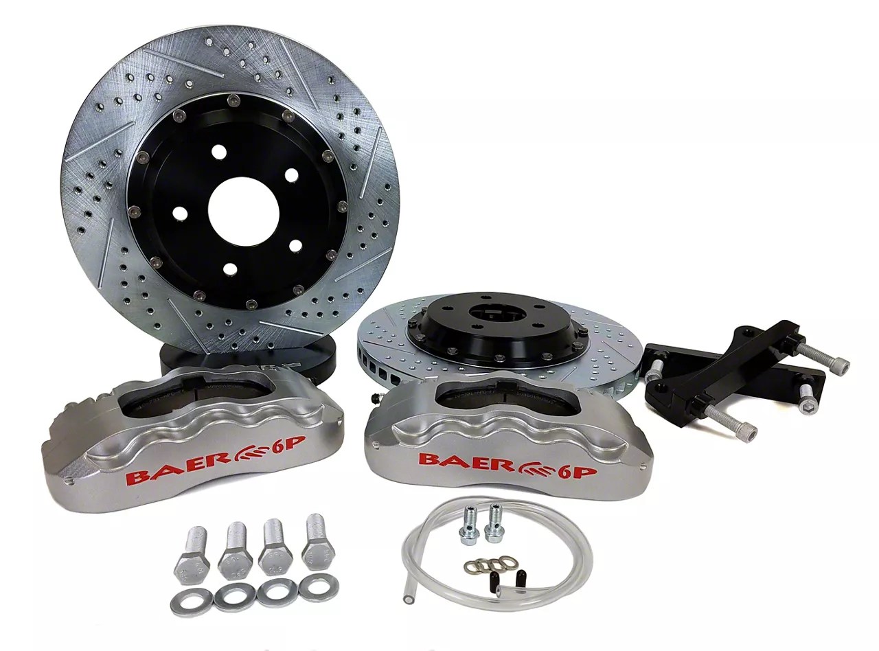 Baer Jeep Wrangler Pro Plus Front Big Brake Kit Silver Calipers