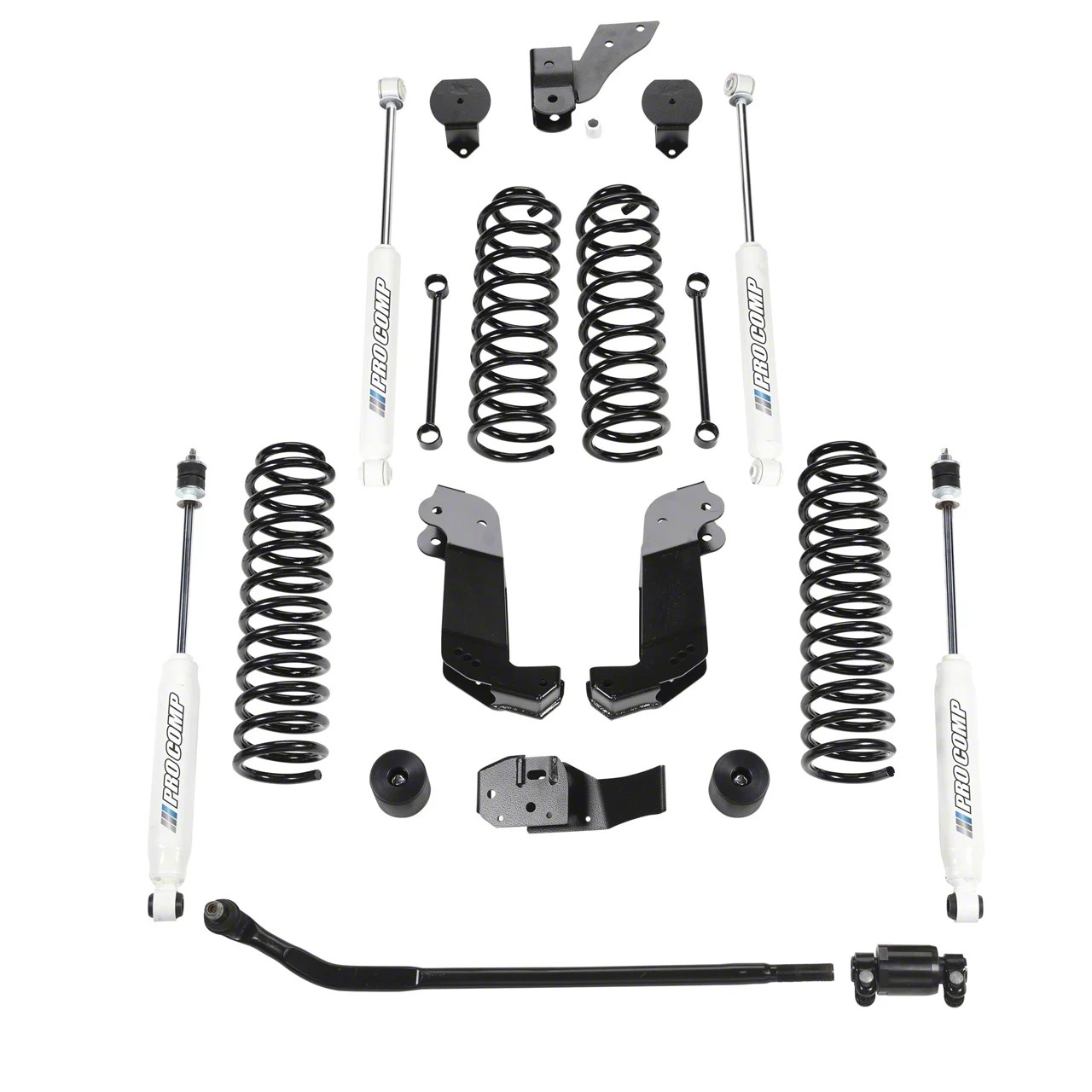 Pro Comp Suspension Jeep Wrangler 3.50Inch Stage II Suspension Lift Kit with ES9000 Shocks