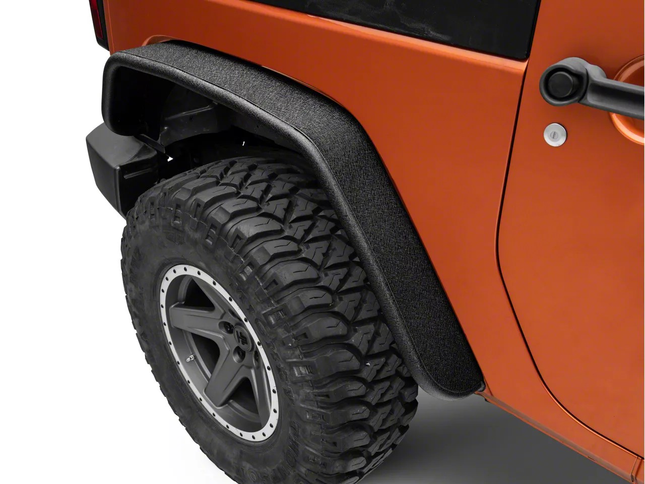 Rough Country Jeep Wrangler Tubular Rear Fender Flares 10532 (0718