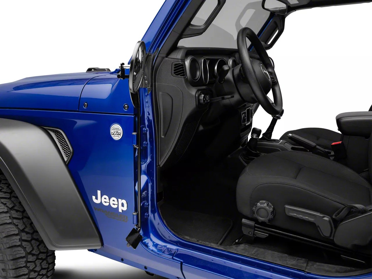 JTopsUSA Jeep Gladiator JPEGGZ Mirror and Foot Peg Kit JG1978 (2022 Jeep Gladiator JT) Free