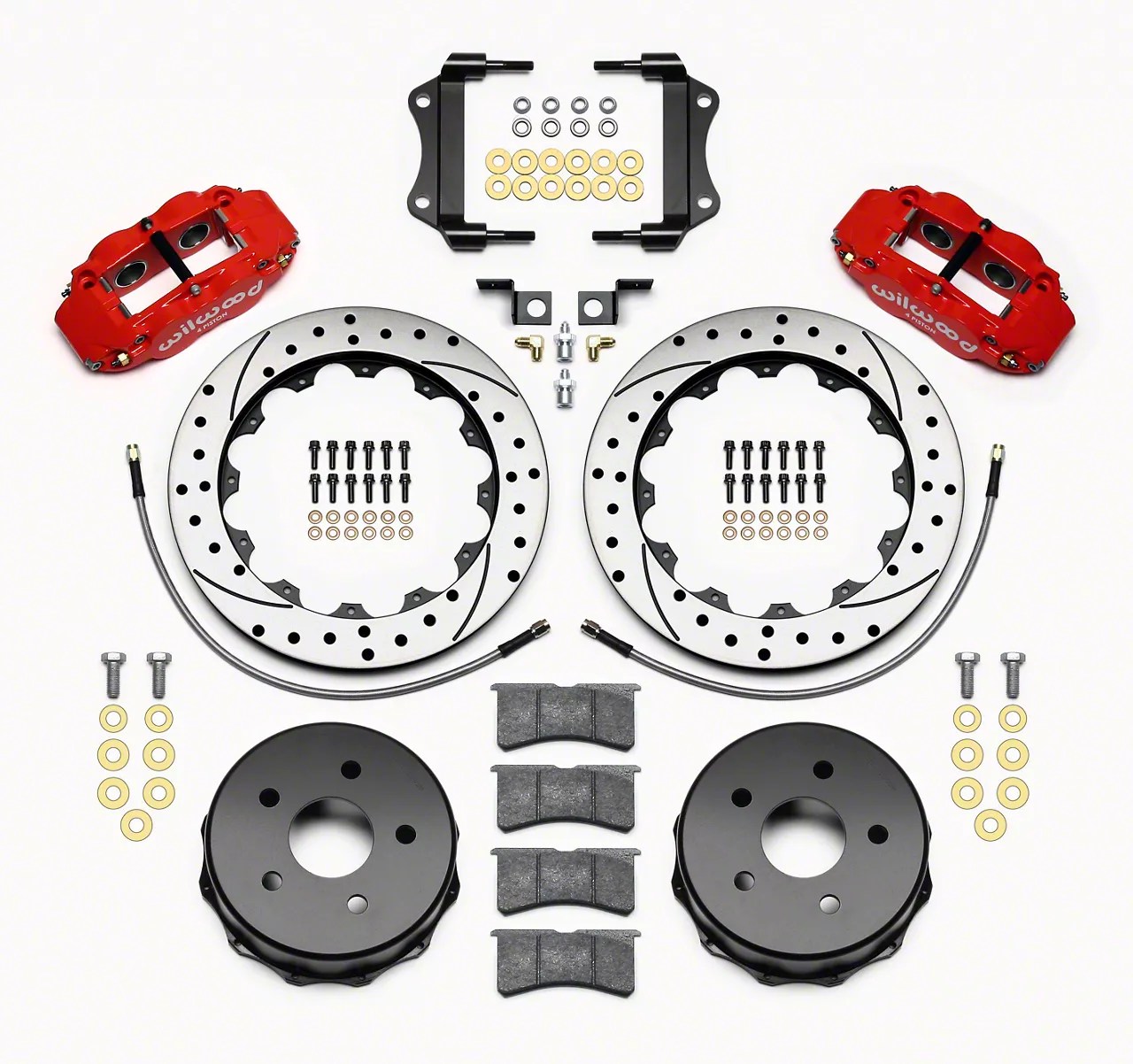 Wilwood Jeep Wrangler Superlite 4R Rear Big Brake Kit w/ 12.88 in