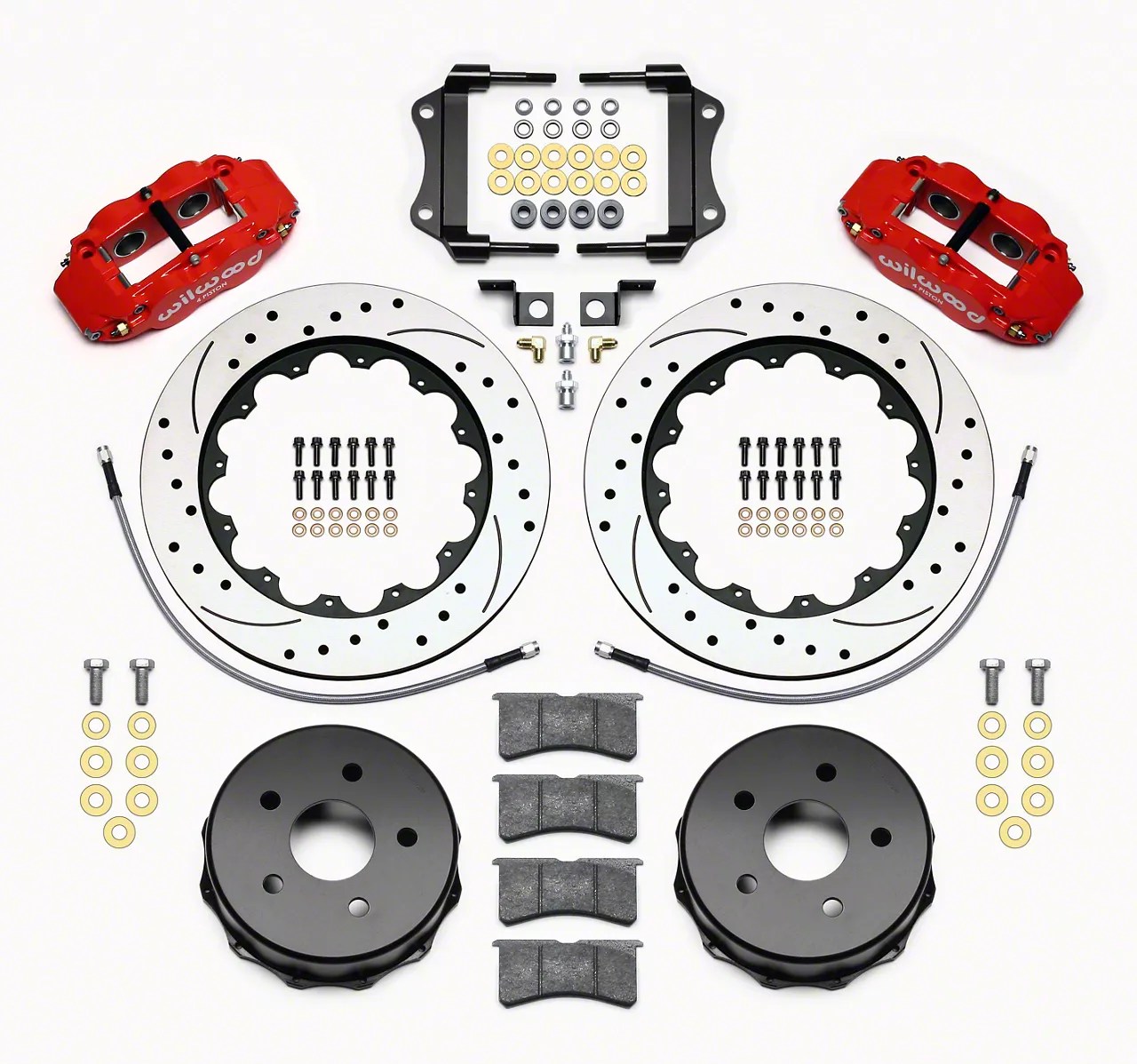 Wilwood Jeep Wrangler Superlite 4R Rear Big Brake Kit w/ 14 in. Drilled