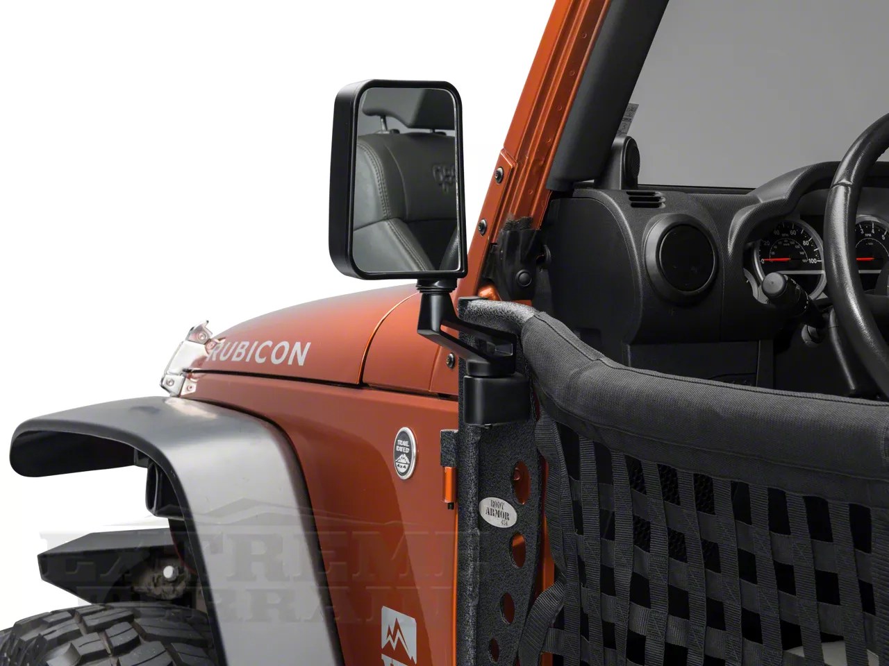 Body Armor 4x4 Wrangler Mirrors for Trail Doors 5126 (9718 Jeep