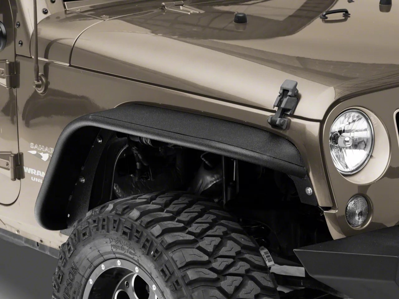 Actualizar 30+ imagen black painted jeep wrangler fenders