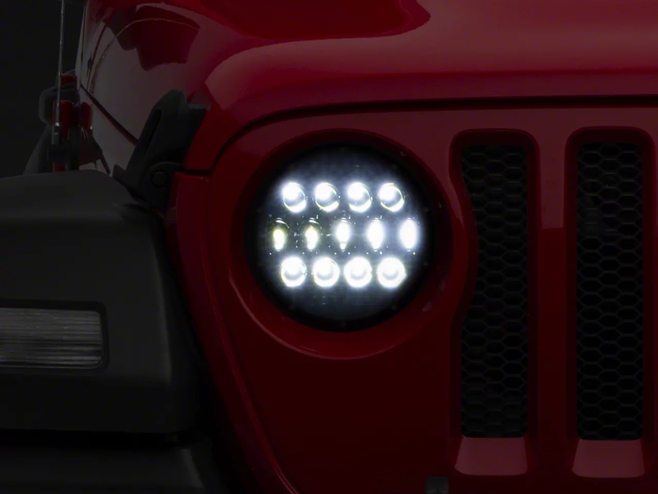Jeep Wrangler 9 in. RGB LED Headlights (1820 Jeep Wrangler JL)