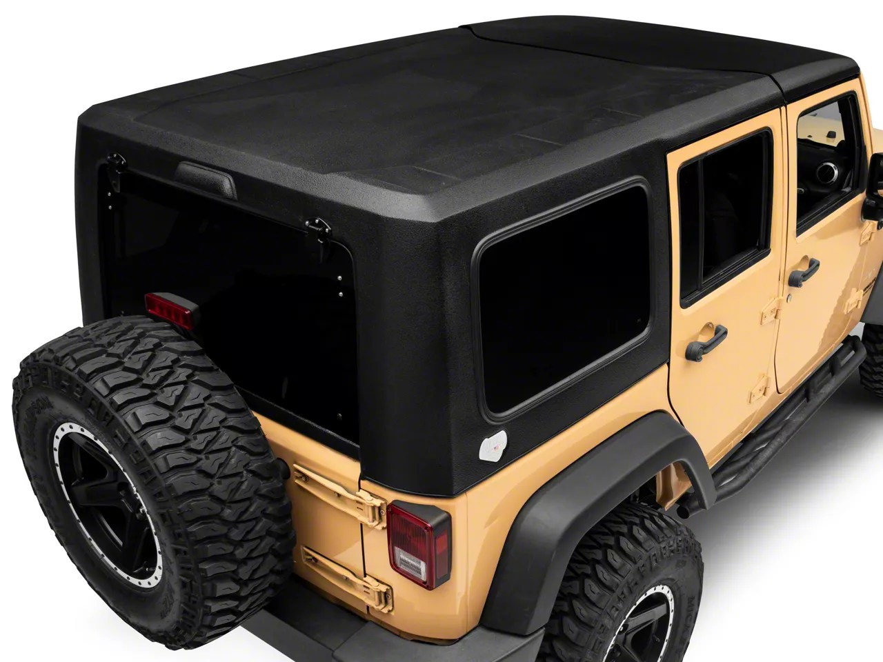 Total 79+ imagen jeep wrangler black hard top Abzlocal.mx