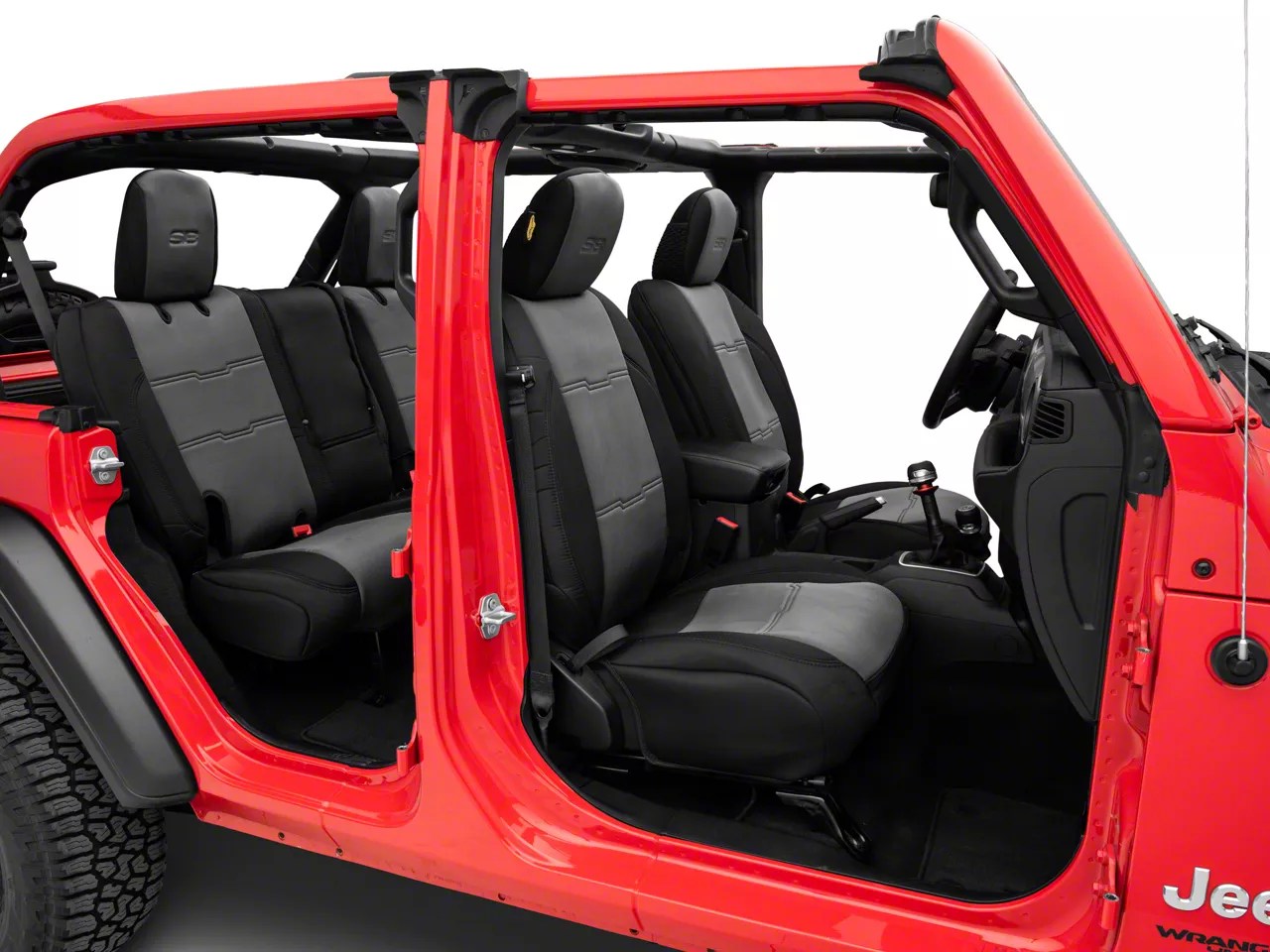 Smittybilt Jeep Wrangler GEN2 Neoprene Front and Rear Seat Covers