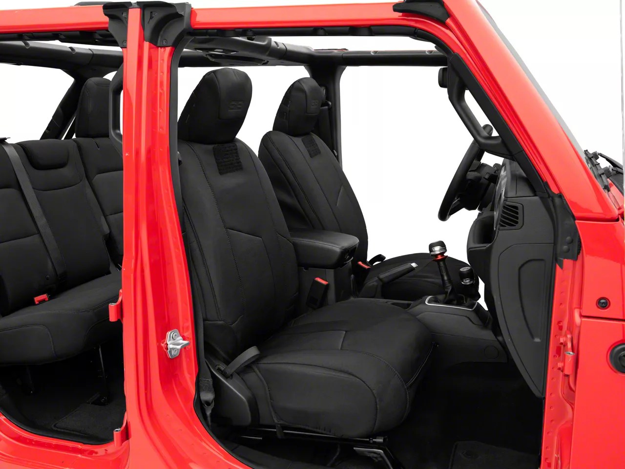 Smittybilt Jeep Gladiator G.E.A.R. Custom Fit Front Seat Covers; Black