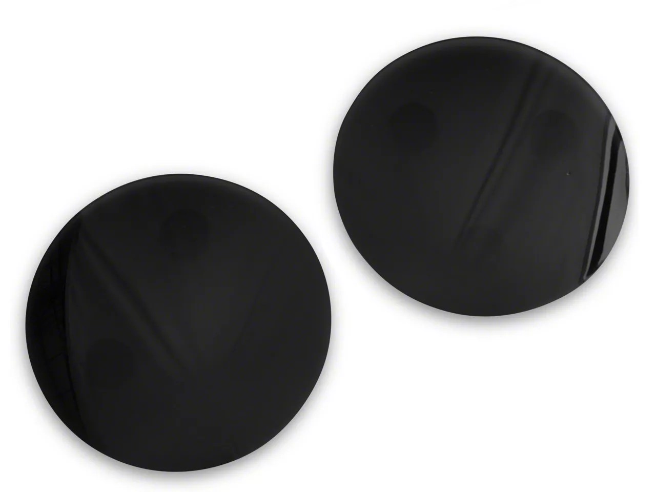 Jeep Wrangler Fog Light Covers; Smoked (18-23 Jeep Wrangler JL Rubicon