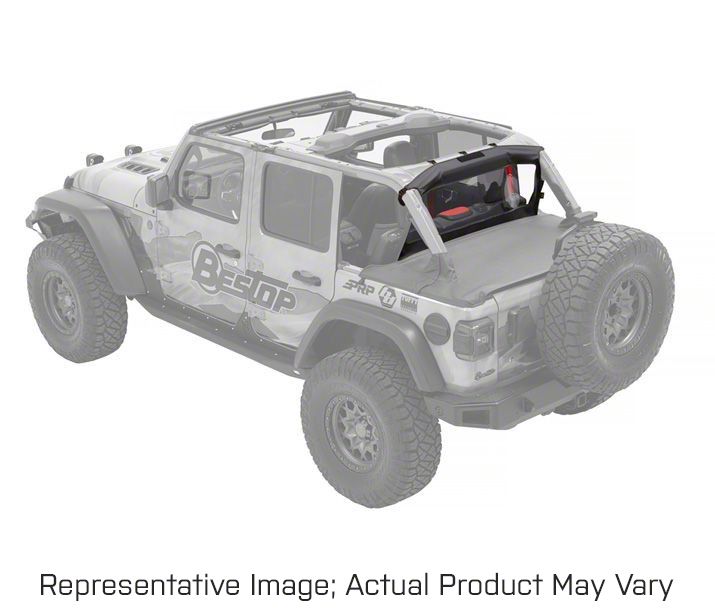 Bestop Jeep Wrangler Windjammer; Black Diamond 8005035 (1824 Jeep