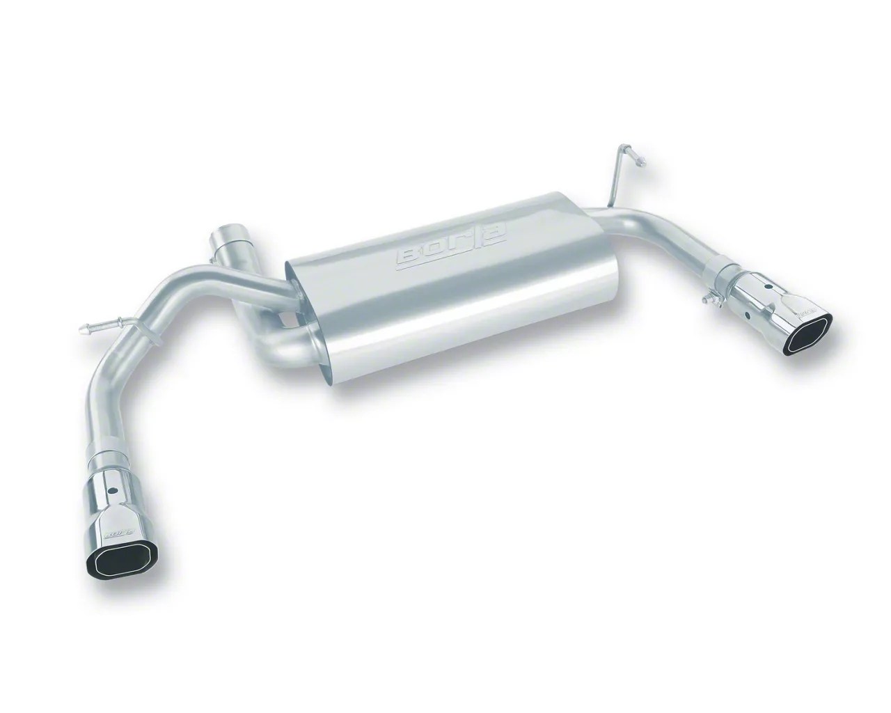 Borla Jeep Wrangler Touring AxleBack Exhaust with Polished Tips 11755