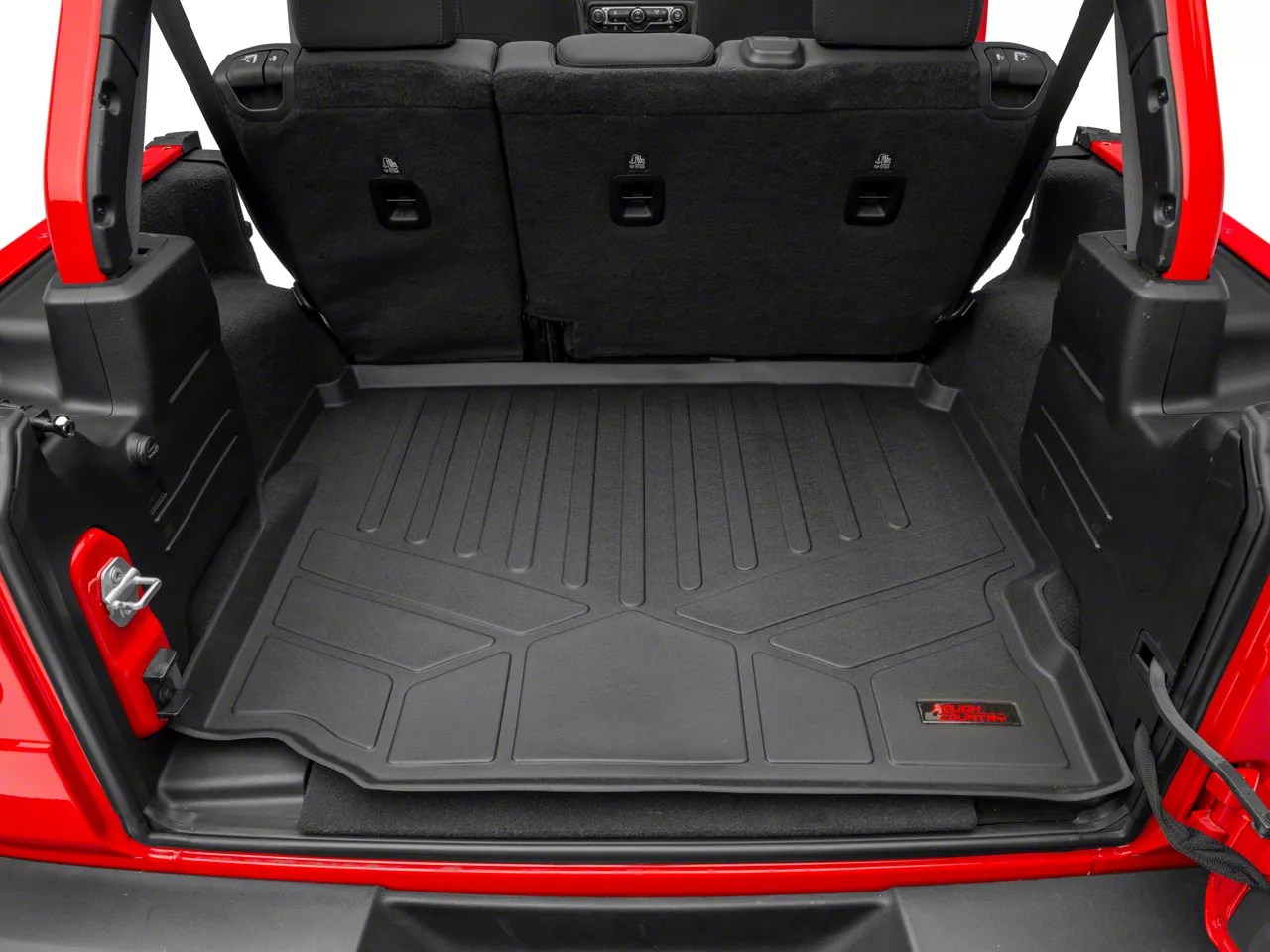 Rough Country Jeep Wrangler Heavy Duty Cargo Liner; Black J134427JL