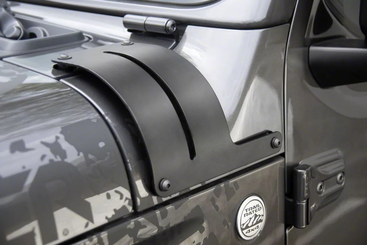 Jeep Gladiator Adjustable Cowl Cover Light Mounting Brackets (2024