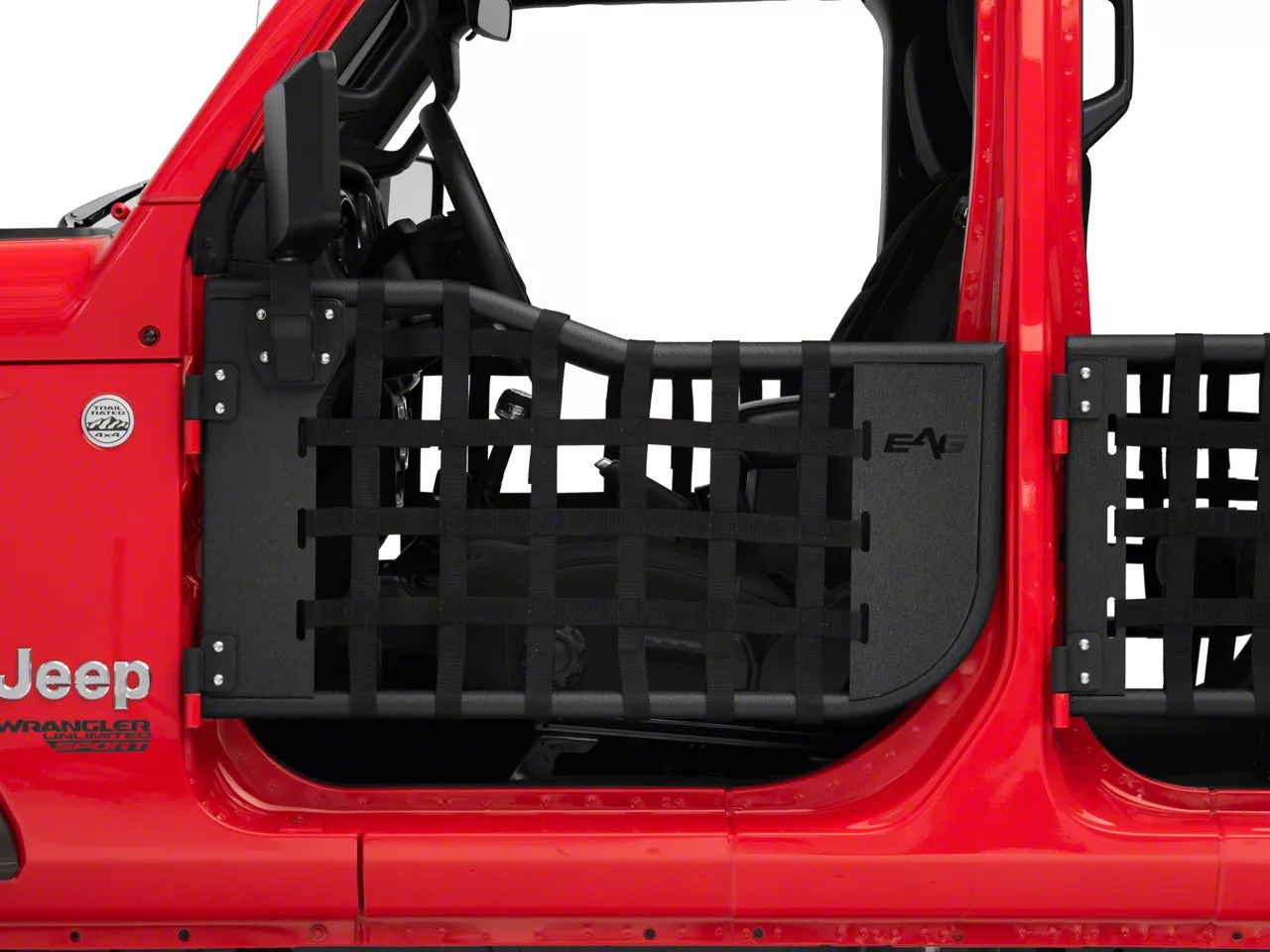 Jeep Gladiator Tubular Matrix Doors with Mirrors (2024 Jeep Gladiator