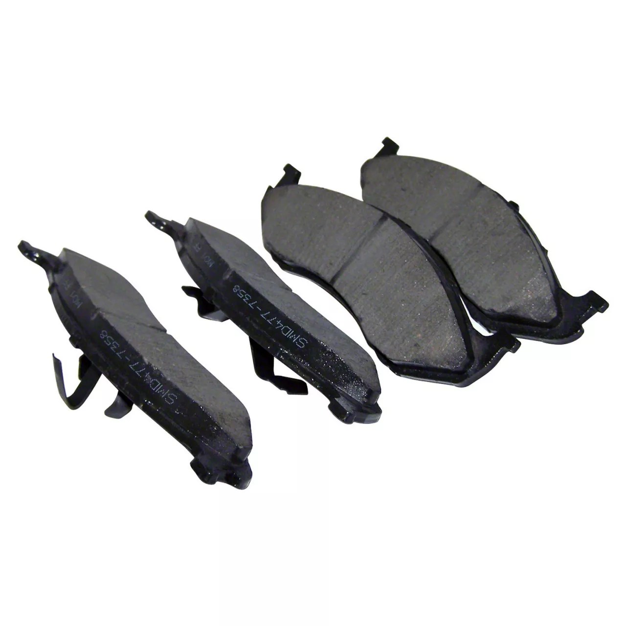 Jeep Wrangler Brake Pads; Front Pair (9006 Jeep Wrangler YJ & TJ)