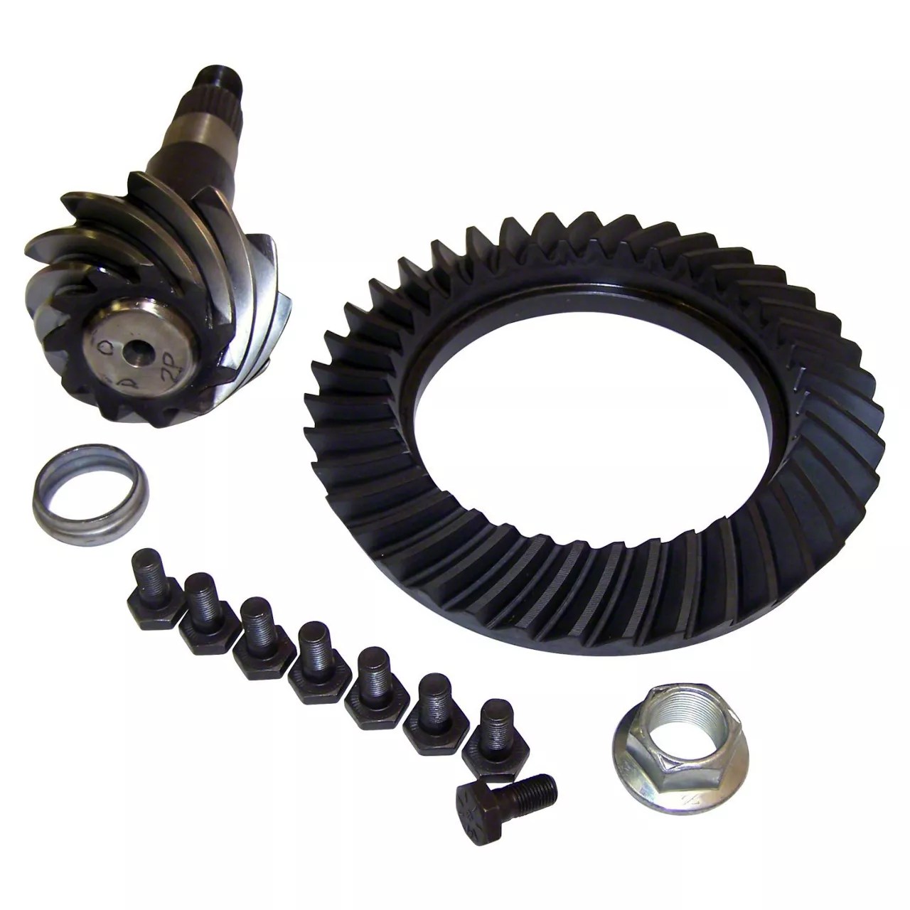 Jeep Wrangler Dana 35 Rear Axle Ring and Pinion Gear Kit; 3.55 Gear