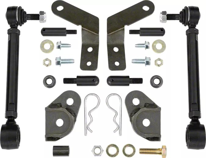Rancho Jeep Gladiator Front Disconnect Sway Bar Link Kit for 2 to 6