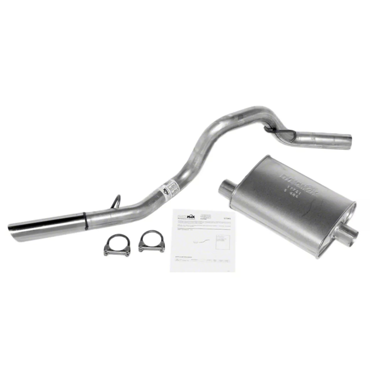 Dynomax Jeep Wrangler Super Turbo CatBack Exhaust 17345 (9700 Jeep