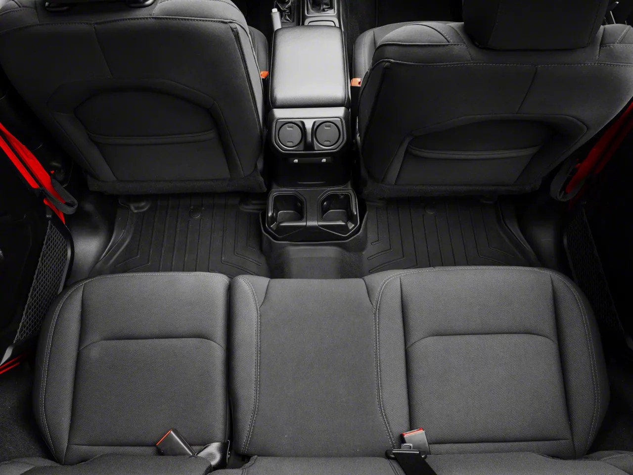 Weathertech Jeep Wrangler Rear Floor Liner HP; Black 4413132IM (1821