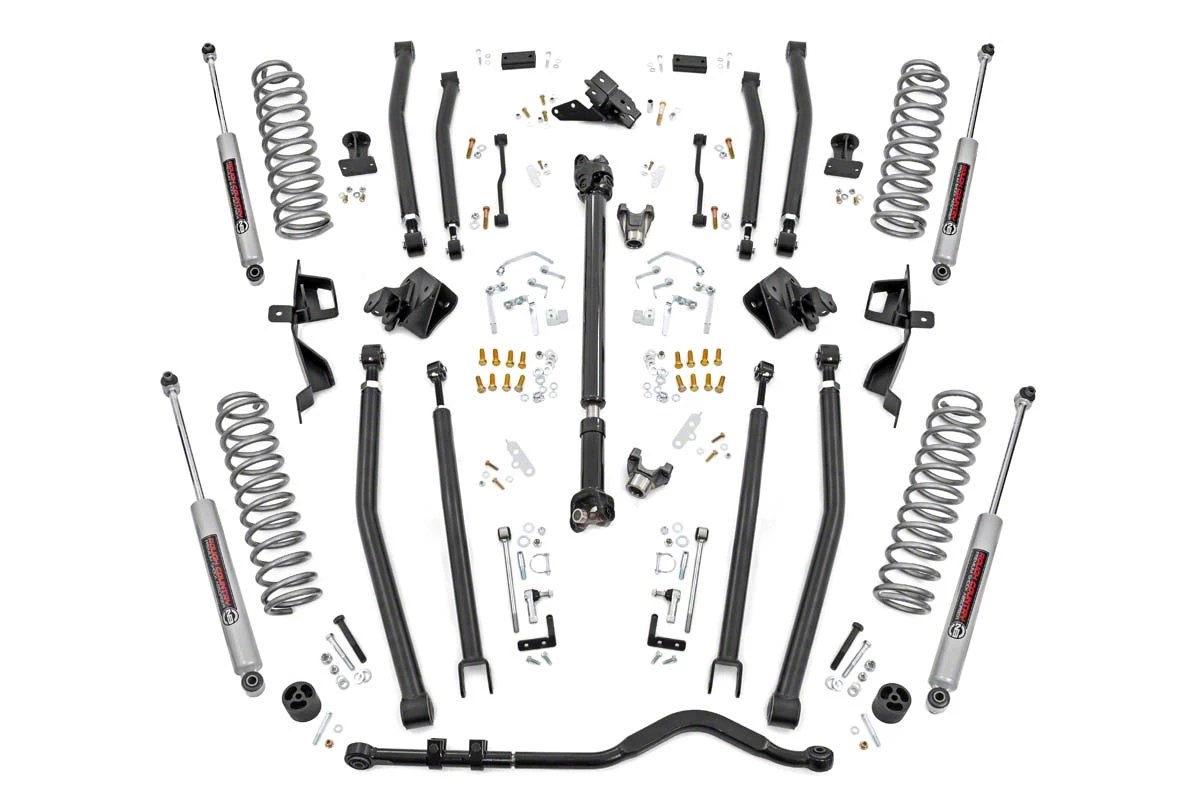Rough Country Jeep Wrangler 6Inch Long Arm Suspension Lift Kit with N3