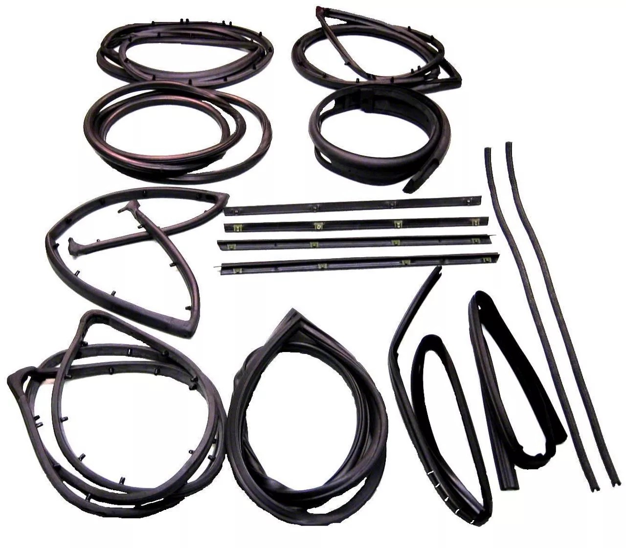Jeep Wrangler Weatherstrip Kit for Fixed Vent Windows (7385 Jeep CJ5 & CJ7)