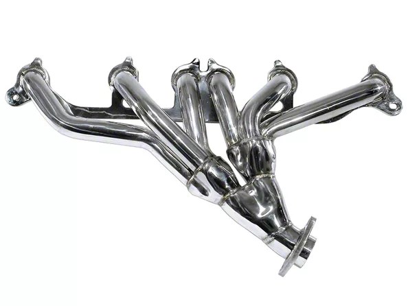 Rugged Ridge Jeep Wrangler Steel Exhaust Header - Polished 17650.51 (91