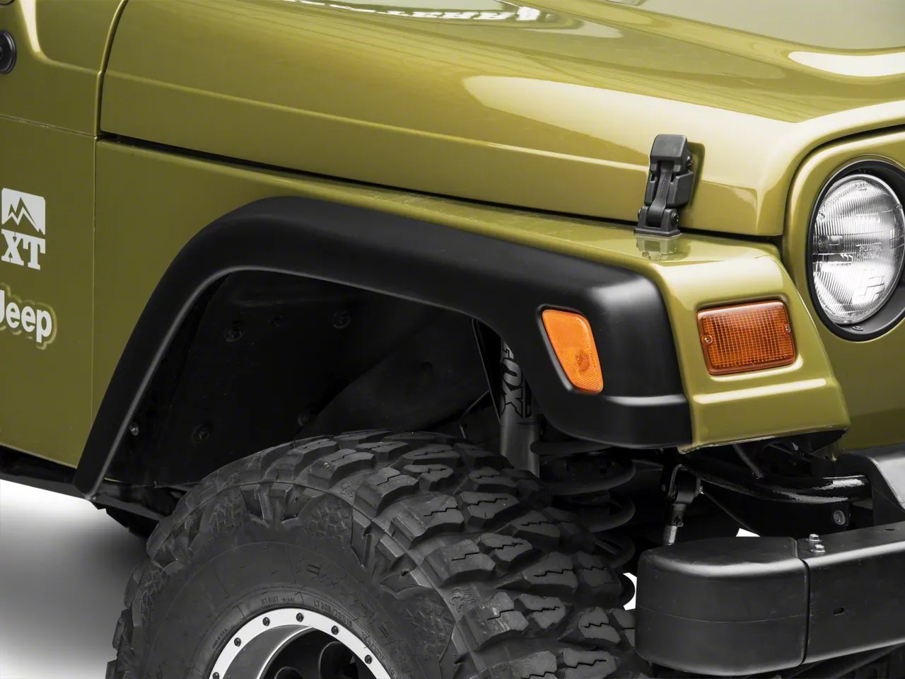 OmixADA Jeep Wrangler Factory Style Replacement Fender Flare Kit w/o