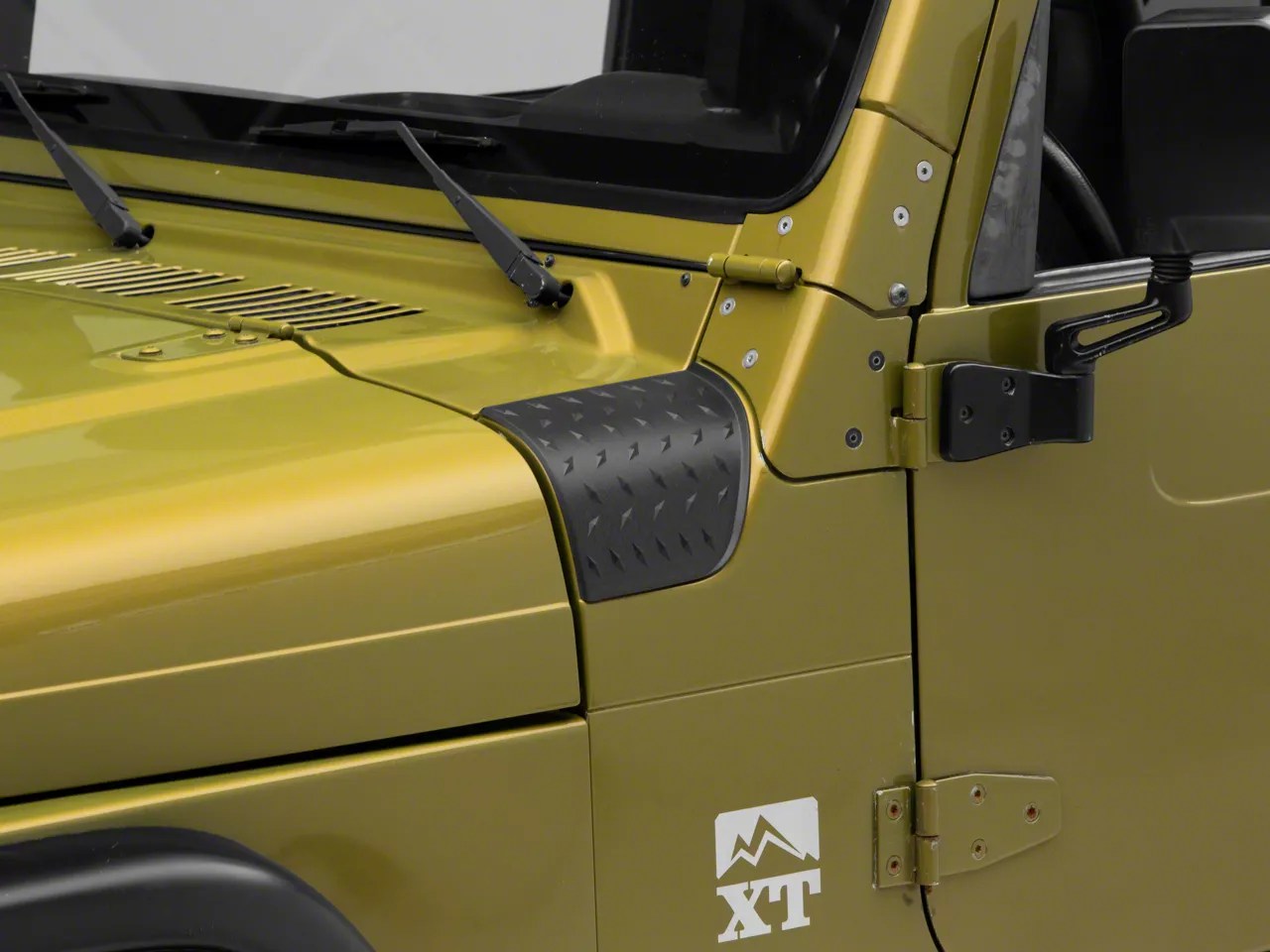 RedRock Jeep Wrangler Cowl Body Armor; Textured Black J146289 (9706