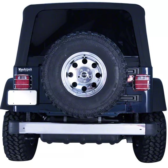 Rugged Ridge Wrangler Rear Bumper Stainless Steel 11107.06 (9706