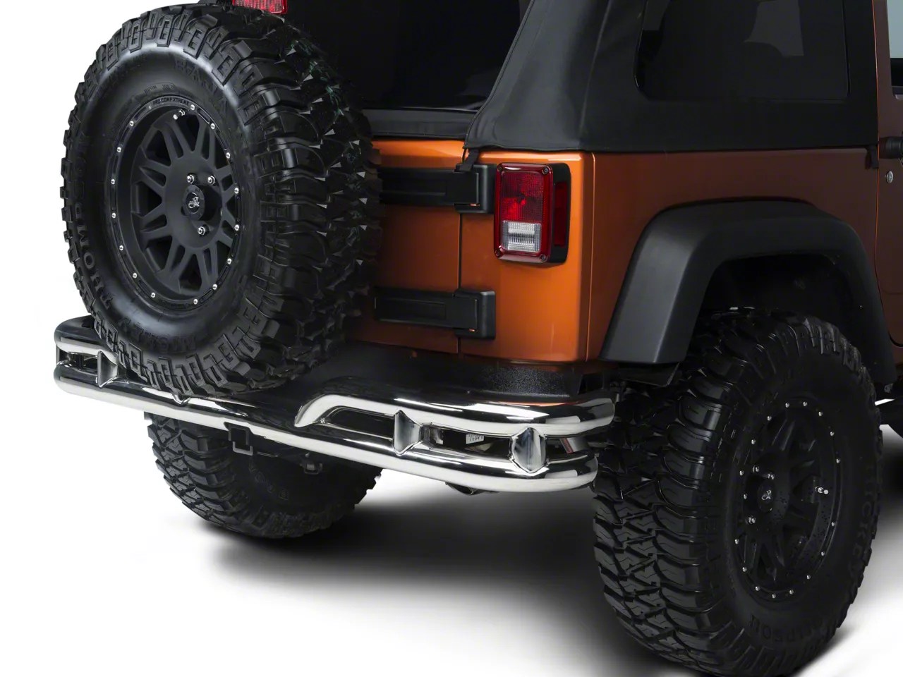 Rugged Ridge Jeep Wrangler Tube Front Bumper Stainless Steel 11563.10