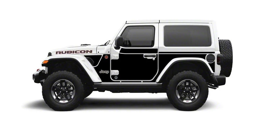 Mek Jeep Wrangler Body Armor; Matte Black 5208 (1821 Jeep Wrangler JL 2Door