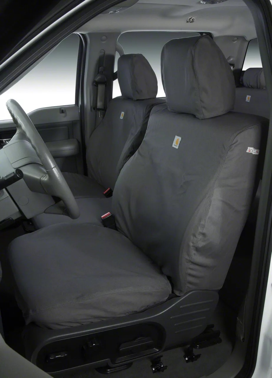 Covercraft Jeep Wrangler SeatSaver Front Seat Covers; Carhartt Gravel