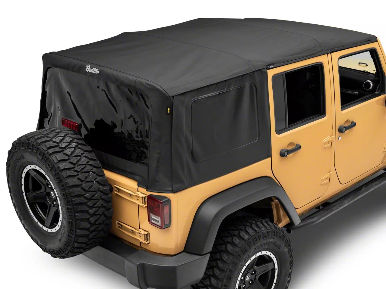 Bestop Jeep Wrangler Supertop NX Soft Top Black Diamond 5472335 (07
