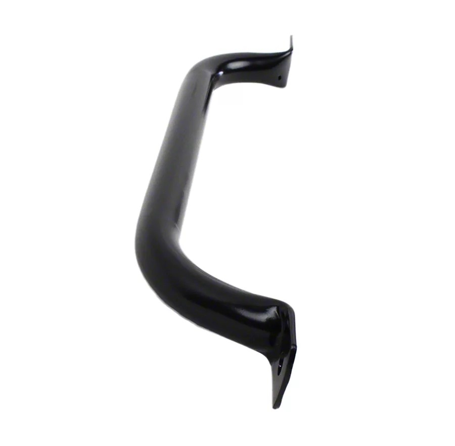 Jeep Wrangler Interior Grab Bar; Black Powder Coated Stainless Steel