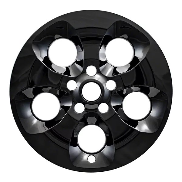 Jeep Wrangler 18Inch Impostor 5Spoke Wheel Covers; Gloss Black ABS