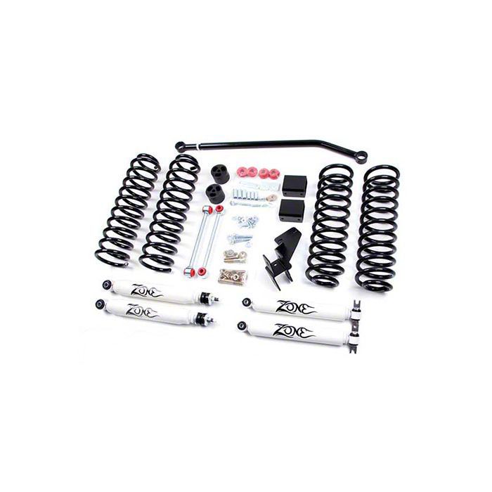 Zone Offroad Jeep Wrangler 4Inch Coil Spring Suspension Lift Kit with
