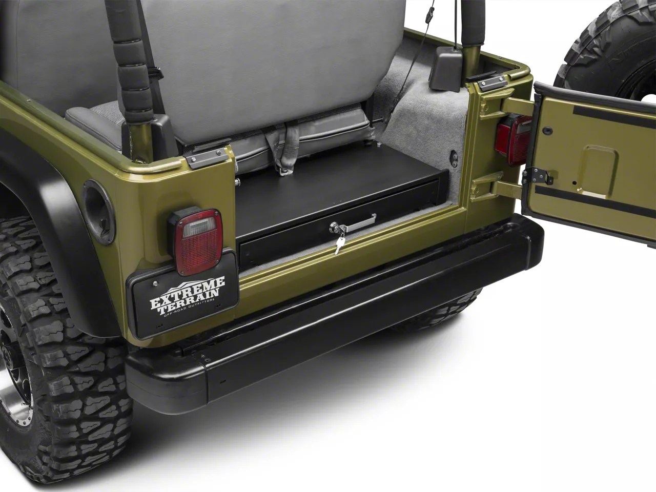 Tuffy Security Products Jeep Wrangler Underseat Full Length Locking