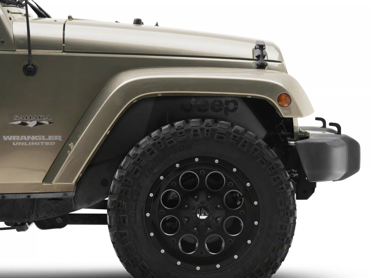 Jeep Licensed by RedRock Jeep Wrangler Aluminum Inner Fender Liners