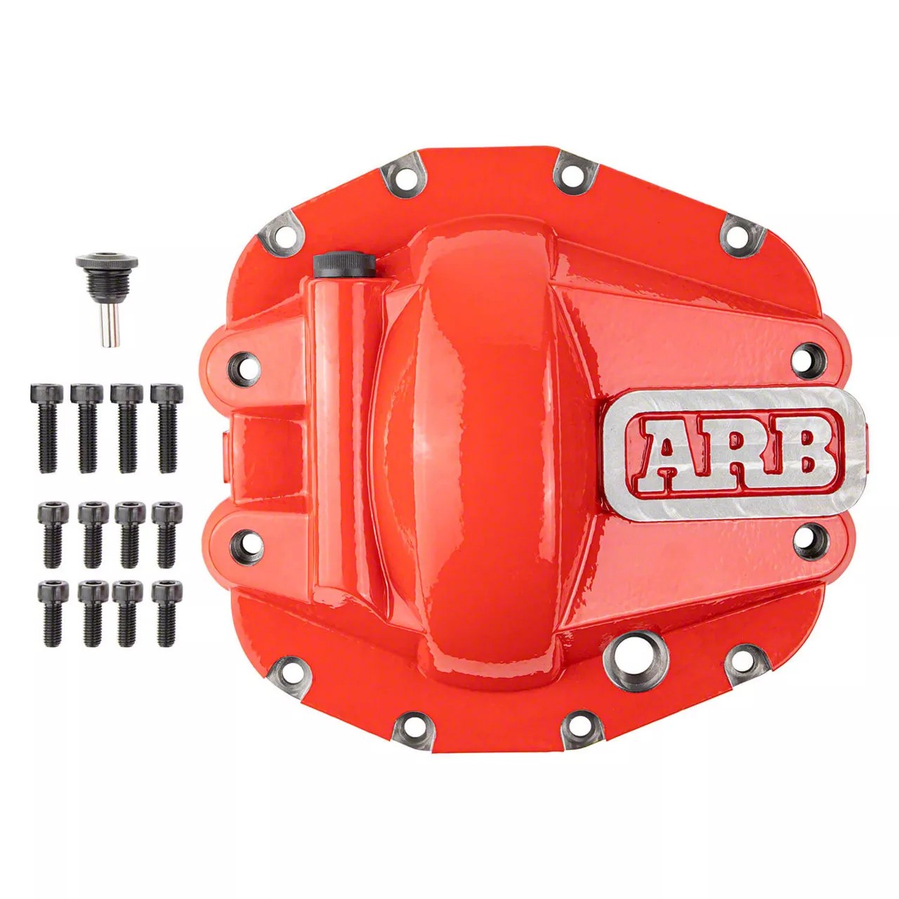 ARB Jeep Gladiator M210 Front Differential Cover; Red 0750011 (2024 Jeep Gladiator JT) Free